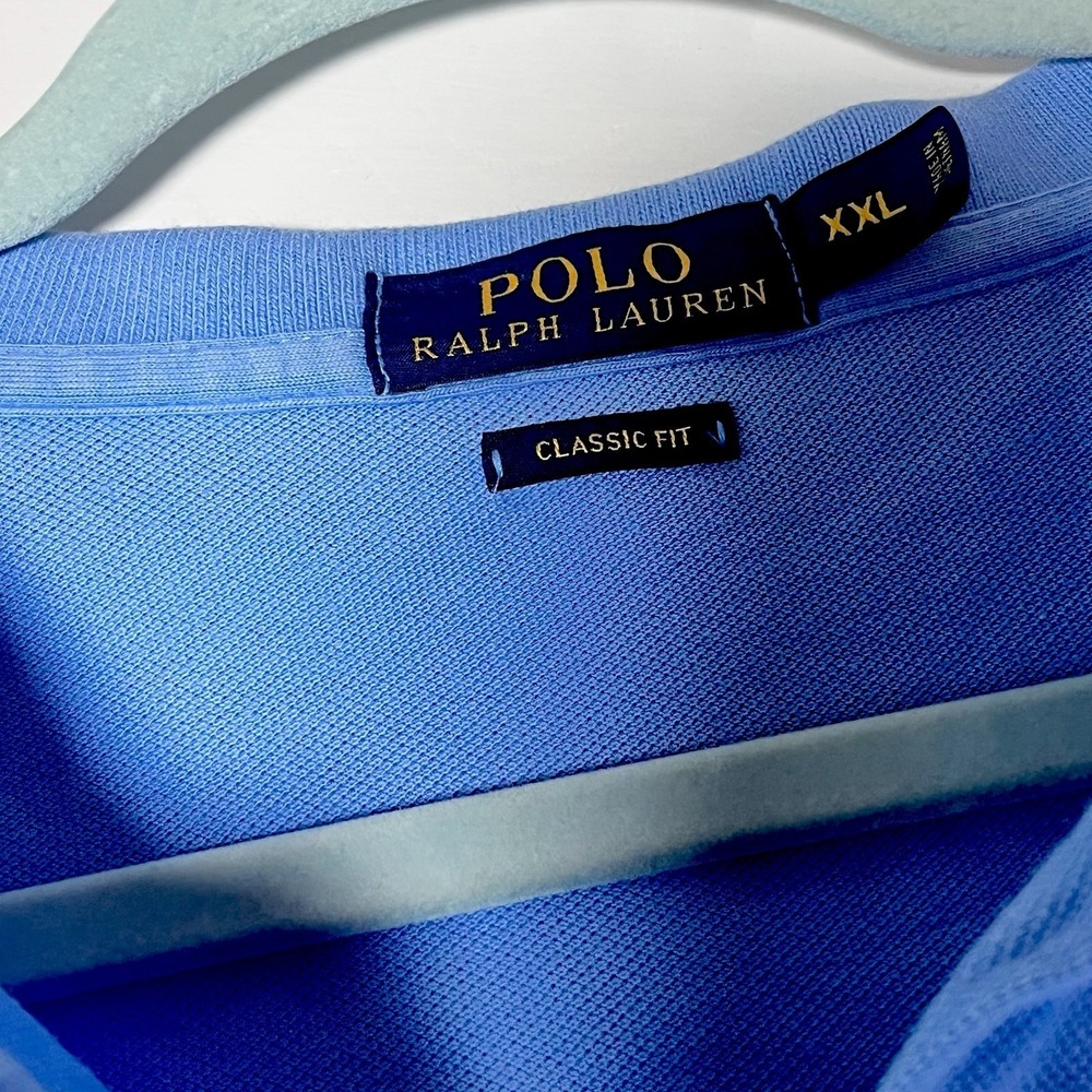 Polo‎ Ralph Lauren Golf Polo Classic Fit Blue Short Sleeve Mens Size 2XL XXL - Picture 3 of 9